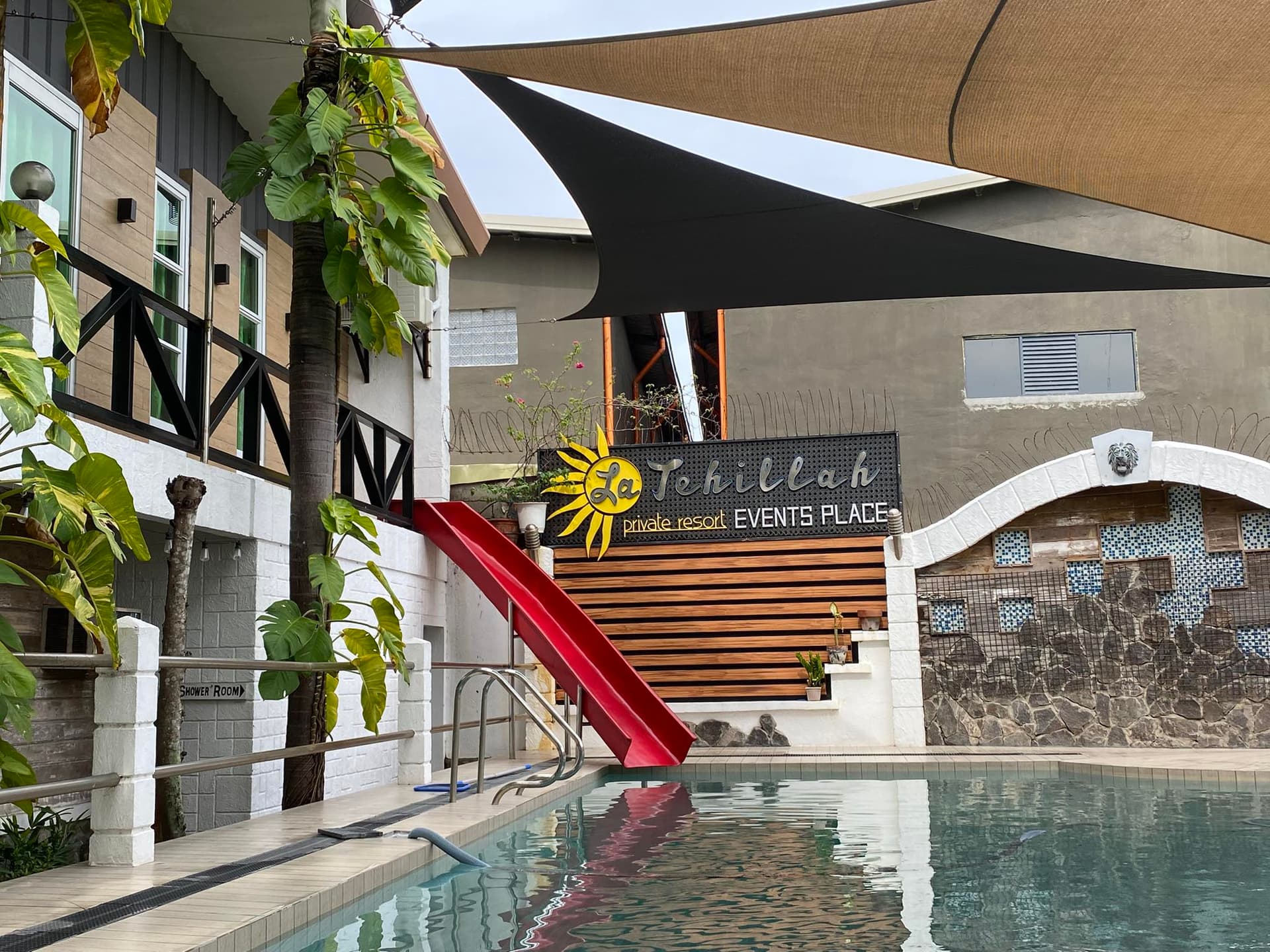 Pool With Slide